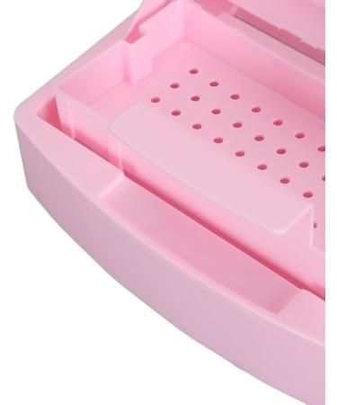 Nail Tool Cleaning Tray Multifunctional Long Life Easy Clean Makeup Tool Needle Cleaning Box for Travel (Pink) - Buy Online on GoSupps.com