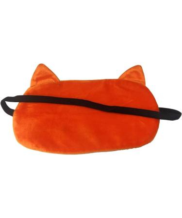 ULIFEMALL Cute Fox Plush Sleep Mask for Kids & Adults - Funny Novelty Animal Eye Cover for Travel & Meditation - Buy Online on GoSupps.com