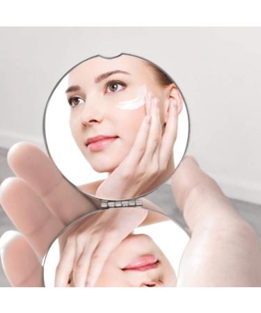 Makeup Mirror - Perfect Gift for Women, Teens, and Sisters - Friendship Birthday Graduation - 2.6 Silver 2X - Buy Online on GoSupps.com