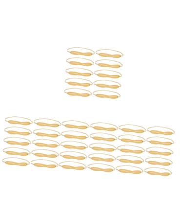 Balacoo 40 pcs Beginner Professional Skin Fake Silicone Headband for Eyebrow Supply Practice