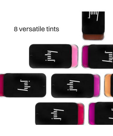 July Beetroot Heart Lip & Cheek Tint 3-in-1 | SPF 15 | 24hr Moisturization | Creamy Matte | Jojoba & Almond Oil | International Shipping - Buy Online on GoSupps.com