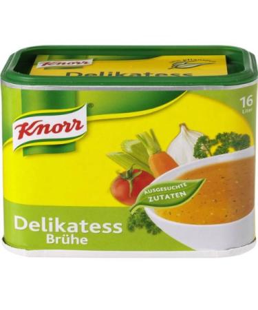 Knorr Instant Clear Broth (Delikatess Bruehe) -Pack of 2 X Containers