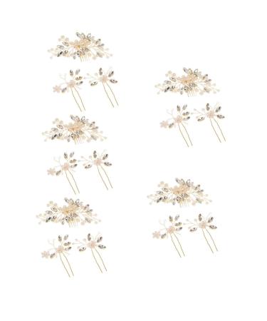 Beaupretty Hair Decorations Sets Hairpin Wedding Decorative Headpiece girls barrettes for girls clips deyer accesories bridal clip Party Headpieces Zinc alloy Hanfu Girl Hair Clips