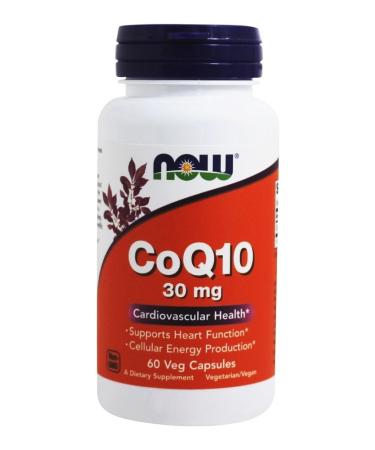 Now Foods Coq10 30 Mg 60 Veggie Capsules