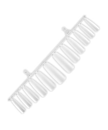 Buy 360 Pcs Ballerina Artificial Nails Tips - Transparent-Milky in Storage Box | International Shipping Available - Buy Online on GoSupps.com