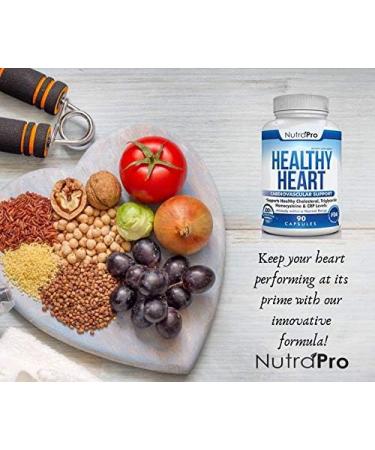 NutraPro Healthy Heart Supplements Artery Cleanse & Protect Supports Healthy Cholesterol and Triglyceride GMP Certified 90 Capsules - Buy Online on GoSupps.com