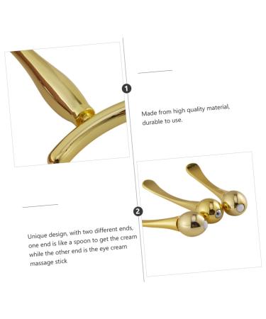 Buy 2 Sets Eye Massage Roller T-Bar & Portable Makeup Spoon | Skin Care Massage Tool for Eyes | Best Eye Cream Applicator Online - Buy Online on GoSupps.com