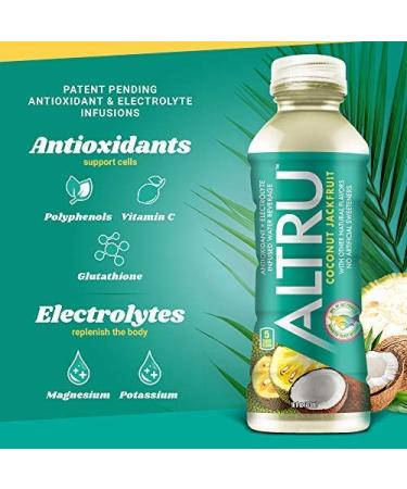 ALTRU Exotic Fruit Flavored Water 12 Pack | Patented Antioxidant & Electrolyte Blend | Glutathione | Keto | Zero Sugar | Variety Pack - Buy Online on GoSupps.com