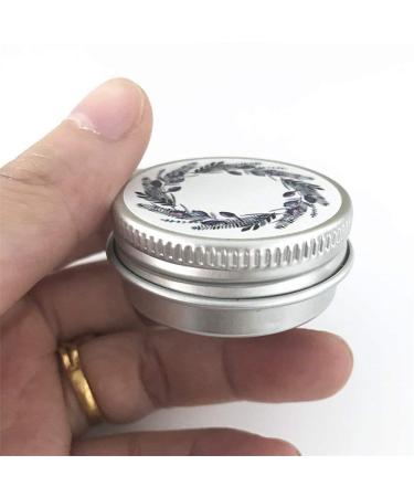 JOYWEE Aluminum Tin Jars 24 Pack.5 Oz/15ml - Empty Cosmetic Metal Tins for Candle, Lip Balm, Salve, Makeup - Screw Cap Lid, Round Pot Container - Buy Online on GoSupps.com
