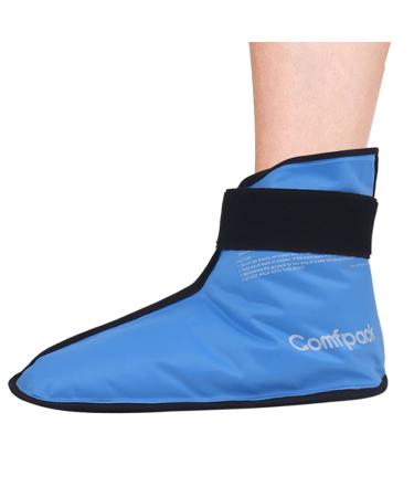 Comfpack Foot Ice Pack for Plantar Fasciitis Relief, Hot Cold Therapy Gel Ankle Ice Pack Wrap for Injuries, Foot Pain, Achilles Tendonitis, Swelling, Chemo, Sprain, Heel Spur