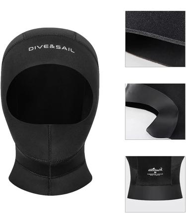 Wetsuit Hood Neoprene Scuba Head Cover 3MM Black Small - Thermal Diving Hood for Men and Women - Ideal for Snorkeling, Surfing, and Water Sports - Buy Online on GoSupps.com