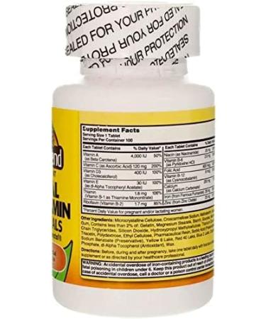 Nature's Blend Prenatal Formula Multivitamin 100 Tabs - 100 Count Pack | 1AA26 - Buy Online on GoSupps.com