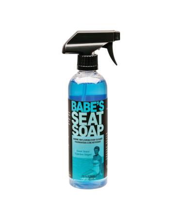 Babe's Boat Care Seat Soap Marine Upholstery and Vinyl Cleaner | 16 Ounce Marine-Grade Boat Seat Cleaner | For Use on Marine Vinyl, Plastic, and Leather Interior Surfaces | Made in the USA 1 Pint