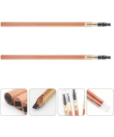 Homoyoyo Lot de 2 Crayons Sourcils Double T te tanches Marron et Gris avec Pinceau Brosse Maquillage Professionnel pour Femmes Usage Quotidien Couleur Al atoire - Buy Online on GoSupps.com