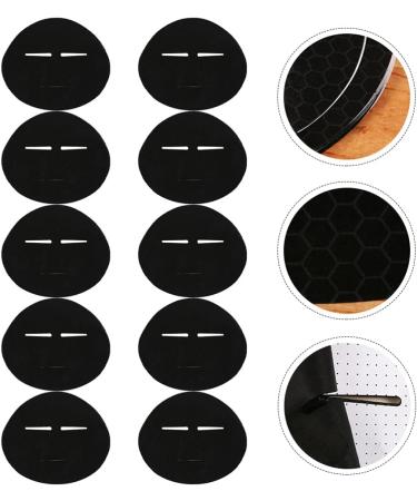 Beaupretty 10pcs DIY Black Facial Sheet - Natural Spa Skin Care Paper for Women & Girls | Disposable Skin Fiber Sheet - Buy Online on GoSupps.com