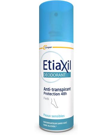  Etiaxil ETIAXIL - Antiperspirant - Treatment for Excessive Perspiration - Feet - Normal Skin - 100 ml & Antiperspirant - Moderate Perspiration - 48h Protection - Feet - Suitable for sensitive skin - 100 ml - Buy Online on GoSupps.com