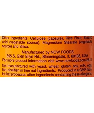 NOW D-Mannose 500mg - 120 Veg Capsules | Urinary Tract Health Support - Buy Online on GoSupps.com