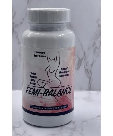 Femi Blance Suplemento Natural para aliviar Los sintomas de la menopausia /60 capsulas feminelle