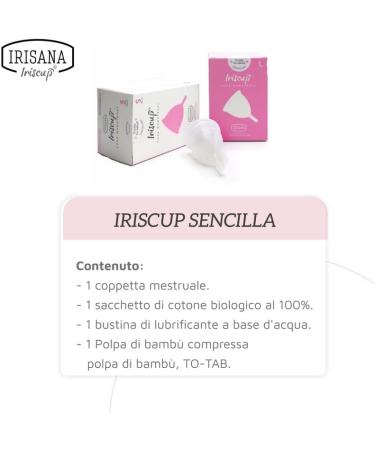 Shop Irisana Menstrual Cup Size L - 100% Surgical Silicone Transparent Eco-Friendly | Iriscup for IUP Compatibility - Buy Online on GoSupps.com