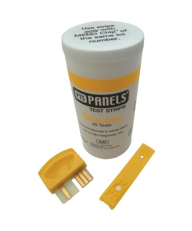 At Home Cardiochek Glucose Test Strips 25 strips box use with CardioChek PA or ST monitors