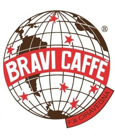  BRAVI CAFF F.LLI CIRAVEGNA Bravi Caff Simple Original "Brazilian Santa's Special Santa Clara" Coffee Beans 1 kg Pack - Buy Online on GoSupps.com