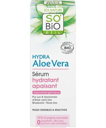SO'BiO tic Hypoallergenic Moisturizing Serum Aloe Vera 30 ml - Buy Online on GoSupps.com