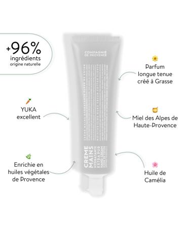 Buy Compagnie De Provence Hand Cream Cotton Flower 100ml - Nourishing Moisturizer for Soft Skin | Global Shipping Available - Buy Online on GoSupps.com