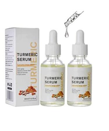 2Pcs Turmeric Dark Spot Corrector Serum Natural Turmeric Dark Spot Corrector Serum for Face  Skin Care Moisturizing Repair Serum