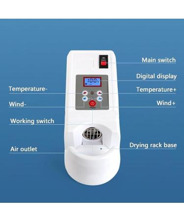 Ujuzaeos Adjustable Glasses Frame Heater - 6-Speed Wind & Temperature Control (80-160 C) for Non-Metal Frames - Buy Online on GoSupps.com