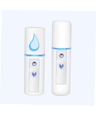 BIUDECO 1pc Mist Sprayer Steamer Plush Makeup Bag Moisturizing Sprayer Portable Facial White Steamboat Face 11.5*3cm White - Buy Online on GoSupps.com