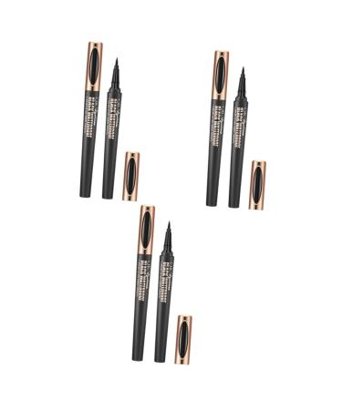 Beavorty 6 Pcs Makeup Eyeliner black eyeliner pen makeup pens Eyeliners retouching pen 1 count (Pack of 1) As Shownx3pcs