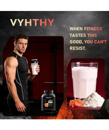 VYHTHY Grapefruit Flavored Whey Protein Powder 24g Protein per Serving Fast-Absorbing Concentrated whey Protein Low Sugar Gluten-Free Natural Flavor 2 lbs/32 oz. - Buy Online on GoSupps.com