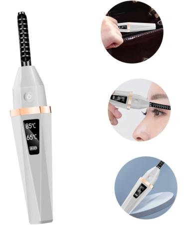 Didiseaon Eyelash Curler Heated Curlers Mini Hair Curler Professional Styling Tools Lash Curling Tools Eyelash Tool Electrical Tools White Makeup Tools Electro-Thermal Miss Abs - Buy Online on GoSupps.com