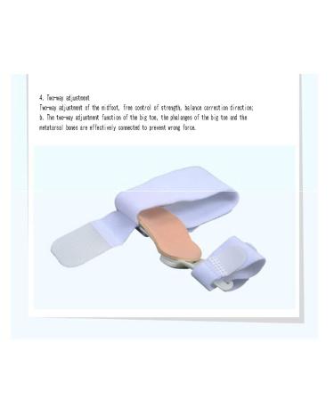 Bunion Corrector & Big Toe Straightener | Adjustable Hallux Valgus Relief | Breathable Foot Care Device with Silicone Pads - Buy Online on GoSupps.com