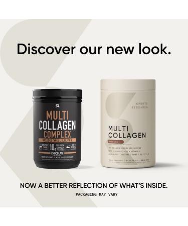 Sports Research Multi Collagen Complex Chocolate 1.03 lb (465 g) - Buy Online on GoSupps.com