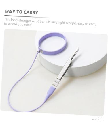 MAGICLULU Tweezers Silicone Bracelet Makeup Silicone Lash Tweezer Wristband Tweezers Protector for Lashes Useful Eyelash Tool Lash Separator Miss Purple Make up Extend - Buy Online on GoSupps.com