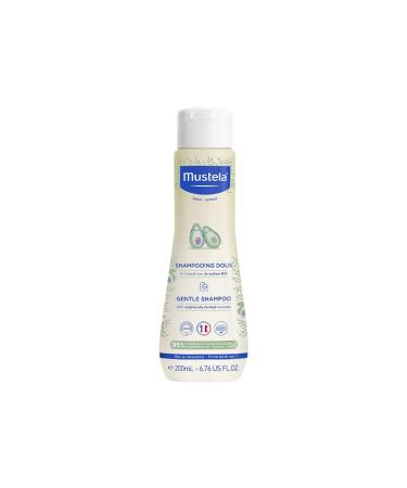 Mustela Shampooing Doux la Pers ose d'Avocat Bio et la Camomille Corps et Cheveux B b s Enfants Toute la Famille - Evite la formation de petits noeuds Ne br le pas (200ml)