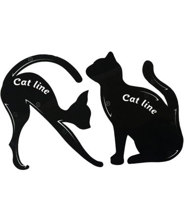 Beavorty 2pcs Eyeshadow Stencil Eyeliner Stencil Eye Stencil Cat Eye Stencil Mold Template The Cat Stencil - Buy Online on GoSupps.com