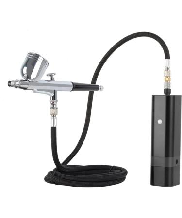 Paint Sprayer Rechargeable Airbrush Kit with Gravity Type Spray Gun for Art Model Body Paint Artist Makeup Nail Tattoos Cake Tools for Painting Ceilings Fences cabinets Tm80s Black C - Buy Online on GoSupps.com