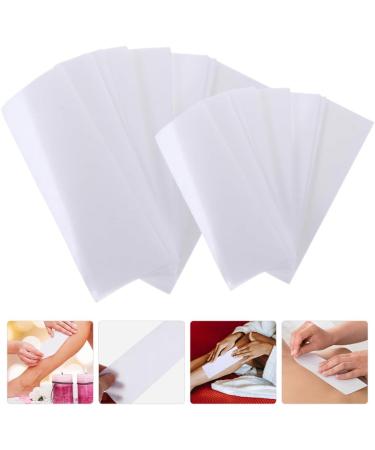 Veemoon 2 Petits 100 Pcs 2 Grands 100 Pcs) Papier Cir pilation et Rapide Bandes Cire Corporelle et Sourcils Usage Esth tique Domicile et Salon - Buy Online on GoSupps.com