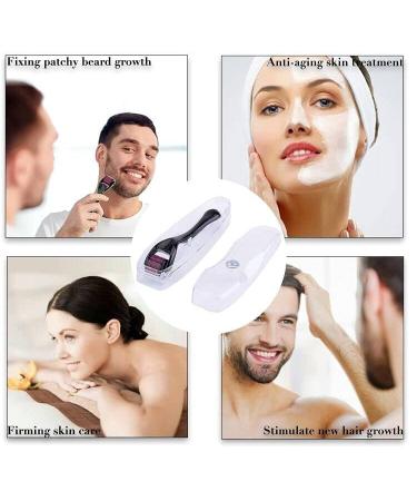 Derma Roller for Beard Hair Growth 540 Microneedles with Storage Case - 1.0mm - Buy Online on GoSupps.com