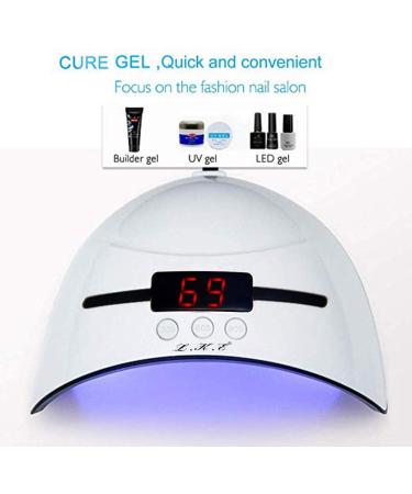 LED UV Nail Lamp for Gel Nail Polish - 3 Timers, Auto Sensor, Digital Display - USB Plug, Portable Design - Buy Online on GoSupps.com