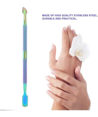 Exquisite Appearance Nail Art Pusher Durable And Practical Comfortable Experience Non-Slip Cuticle Pusher Durable Beauty Salon Manicure Store for Home Woman(F505) - Buy Online on GoSupps.com