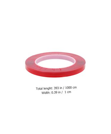 EXCEART Nail Tapes 2 Rolls high viscosity display Card No substrate acrylic nail glue nail art showing tape adhesive tape double sided tape no trace self adhesive nail display tapes - Buy Online on GoSupps.com