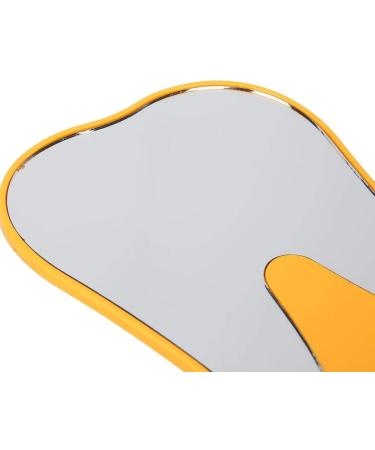 Hand Mirror with Magnifier - Fashionable Cute Plastic Handle Tooth Dental Care Tool 9.8 x 5.1inch (Red) - Buy Online on GoSupps.com