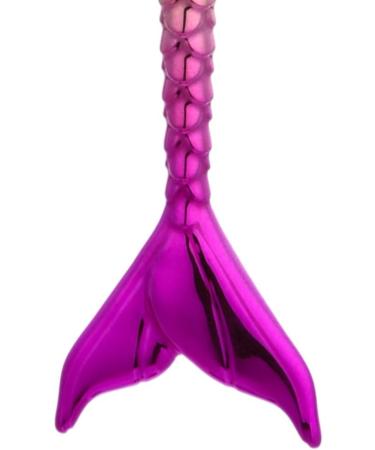 LyDia Small Mermaid Fishtail Fan - Purple Cheek Blusher/Blending/Face n Body Contour/Highlighter/Bronzer/Dust Makeup Brush - Buy Online on GoSupps.com