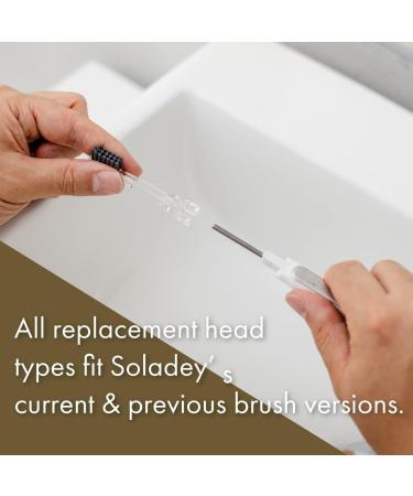 Buy Soladey 5 Ionic Toothbrush - White | Large Solar Cells & TiO2 | Brush Without Toothpaste | International Shipping Available - Buy Online on GoSupps.com