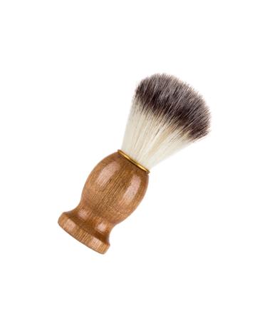 Doitool hairbrush bristle razor brush beard bare dust brush bristle shave shaving shave for men badger hair cleaning brush soft fur dust cloth neck brush man wooden
