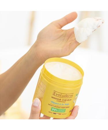  Evoluderm EVOLUDERM - Mono la Folie Moisturizing Hair Mask - 500 ml - 99% Natural Origin - Vegan - Made in France - Pack of 3 x 500 ml - Buy Online on GoSupps.com