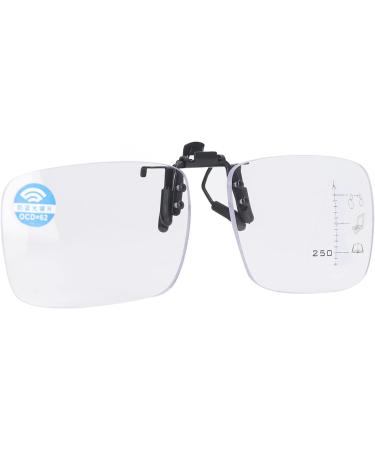 Senior Clip-On Glasses | Multifocus Reading Glasses for Clear Vision & Eye Protection - Ideal for Daily Use (2#+250) - Buy Online on GoSupps.com